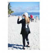 LKZ250347 LYCKA Korean Style Rash Guard Swimwear 