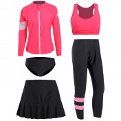 LKZ250347 LYCKA Korean Style Rash Guard Swimwear 