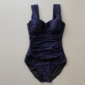 LKZ250348 LYCKA Korean Style One Piece Swimwear 