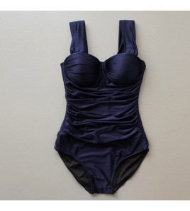 LKZ250348 LYCKA Korean Style One Piece Swimwear 