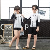 LKZ250349 LYCKA Korean Style Rash Guard Swimwear 