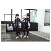 LKZ250349 LYCKA Korean Style Rash Guard Swimwear 