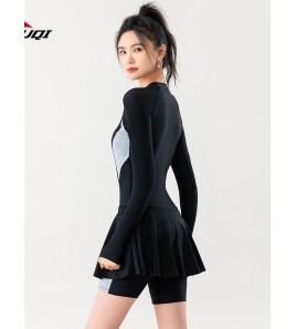 LKZ250352 LYCKA Korean Style One Piece Swimwear 