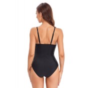LYM3002歐洲時尚女士連體泳衣黑色