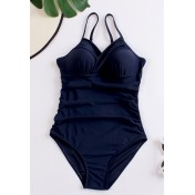 BHS1109歐洲風女士連體泳衣黑色