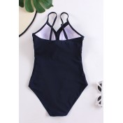 BHS1109歐洲風女士連體泳衣黑色