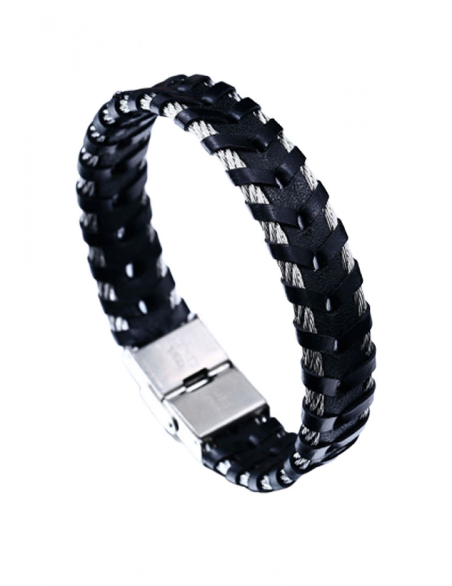 JSC594-18cm真皮編織手鏈