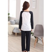 SWW5170-女士兩件式居家睡衣套裝 (白色)