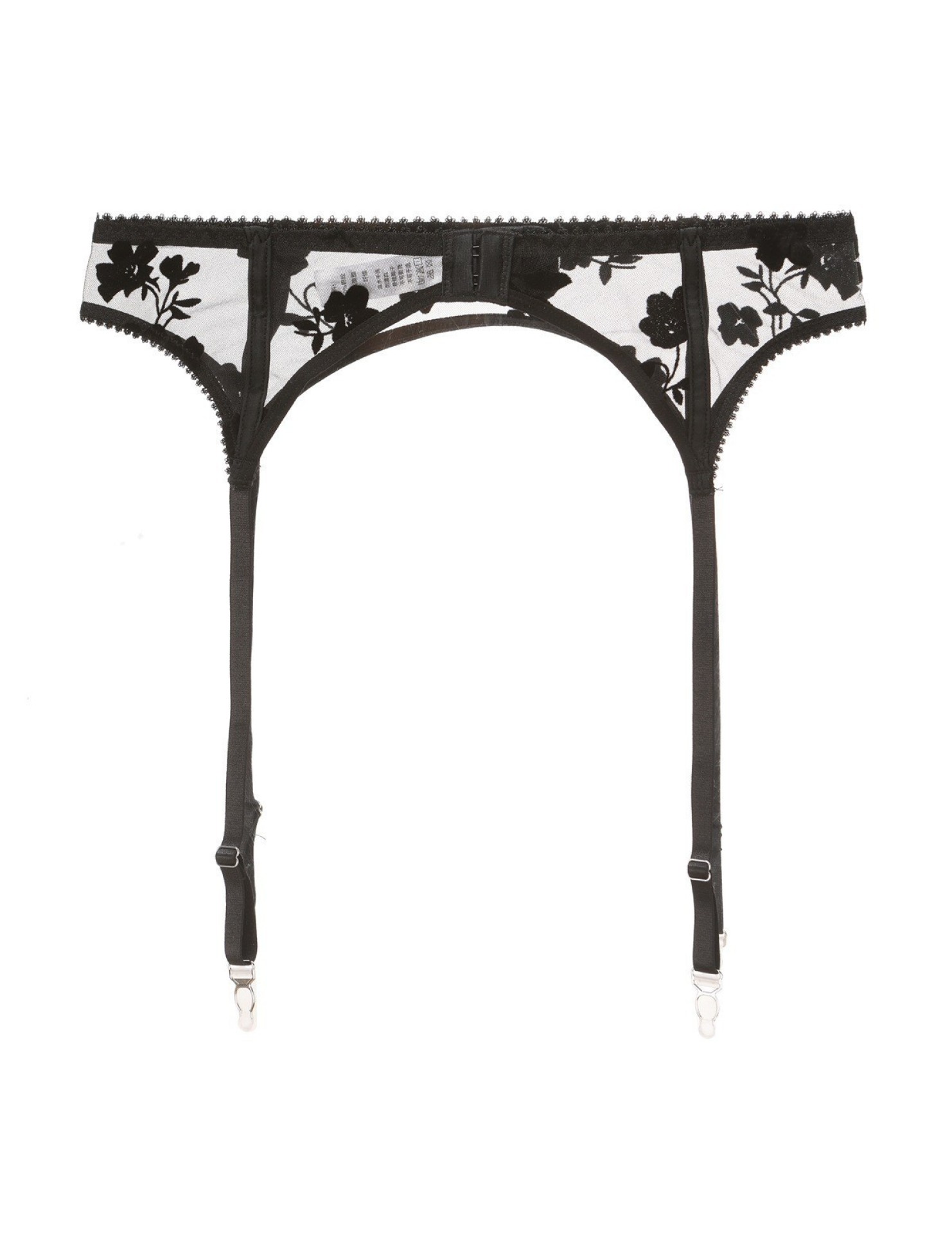 WLMZ113100092 性感情趣吊襪帶法式超薄刺繡蕾絲吊襪文胸配套可夾絲襪吊襪帶