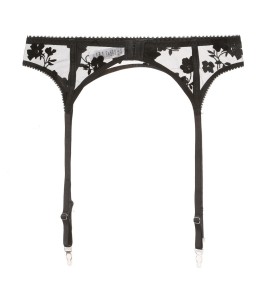 WLMZ113100092 性感情趣吊襪帶法式超薄刺繡蕾絲吊襪文胸配套可夾絲襪吊襪帶