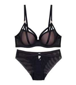 WLMZ113100114 Sexy underwear, small breasts appear larger, push-up bra, animal year red large size underwear set