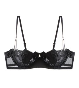 WLMZ113100119 Sexy underwear for women, French ultra-thin rose embroidery lace underwear, big breasts, anti-sagging bra