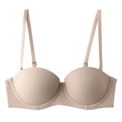 WLMZ113100140 性感無痕內衣女夏季半杯小胸顯大聚攏內衣無肩帶大碼內衣