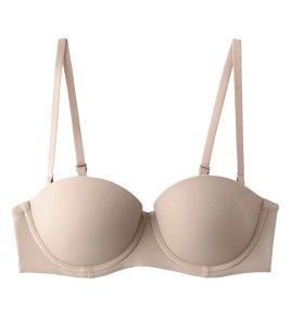 WLMZ113100140 Sexy Seamless Underwear for Women Summer Half Cup Small Breast Revealing Big Push Up Underwear Strapless Large Size Underwear