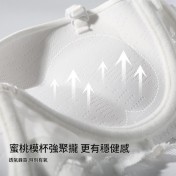 WLMZ113100146 法式性感薄款軟鋼圈文胸大U光面美背蕾絲內衣女小胸聚攏文胸套裝
