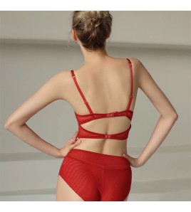 WLMZ113100147 French sexy underwear for women with small breasts, push-up underwear, anti-sagging, adjustable back-beautiful lace bra set