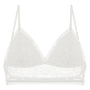WLMZ113100160 法式性感蕾絲內衣夏季薄款U型大露背美背內衣三角杯無鋼圈文胸罩