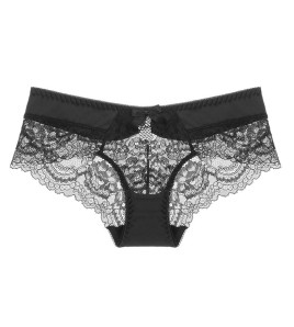 WLMZ113100226 法式性感透氣內褲超薄透明網紗蕾絲內褲純棉檔部女士低腰三角褲