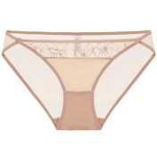 WLMZ113100285 性感內褲女法式薄款純欲透視網紗蕾絲內褲棉襠提臀低腰三角褲