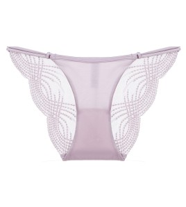 WLMZ113100292 法式性感內褲薄款透視透氣蕾絲內褲純棉襠部提臀低腰大碼內褲