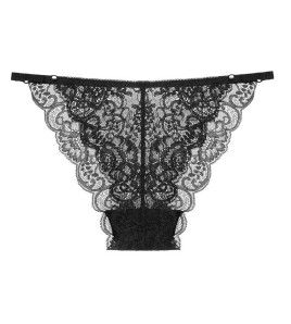 WLMZ113100319 性感蕾絲內褲法式超薄透明大碼內褲純棉襠部提臀低腰三角內褲