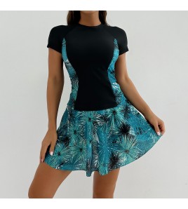 LYXN6119100128 2025年新款分體泳衣裙式坦基尼套裝女士泳裝游泳衣比基尼