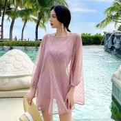 LFWN121100142 新款泳衣女夏季分體泳衣女三件套小胸鋼托聚攏性感比基尼泳裝