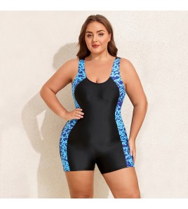 LYXN120100122 2026新款大碼連體泳衣運動競速女士泳裝肥婆游泳衣比基尼