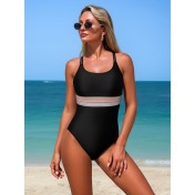 LYXN120100142 新款連體泳衣女緊身保守爆款泳裝女比基尼