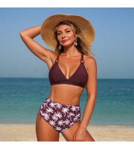 LYXN120100143 2026新款比基尼性感泳衣吊帶露背清新bikini分體女士泳裝