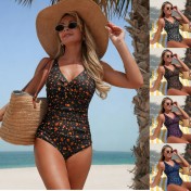 LYXN120100151 2026年新款泳衣印花比基尼時尚連體女士泳裝游泳衣bikini