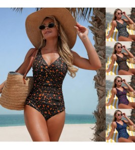 LYXN120100151 2026年新款泳衣印花比基尼時尚連體女士泳裝游泳衣bikini