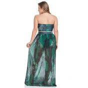 LYXN120100152 2026新款大碼肥婆印花三件套比基尼女士泳裝泳衣