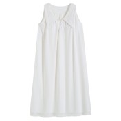 PRDN121100072 寬肩帶吊帶睡裙女夏法式風蕾絲舒適睡衣長款帶胸墊可外穿家居服棉