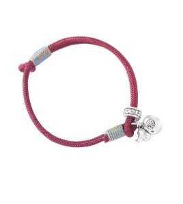 SATN122100007 S999足銀葫蘆紅繩手鏈女新中式國風設計復古手環簡約手工編織手飾