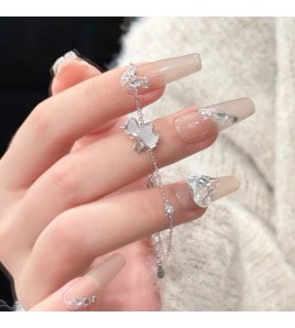 SATN122100015 S925純銀甜美獨角獸貝殼手鏈女輕奢小眾設計小馬手鏈本命年手飾