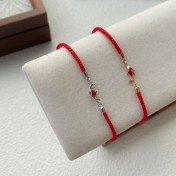SATN122100018 925純銀故宮上岸錦鯉好運手鏈小眾設計輕奢新中式紅繩中國風手環