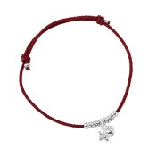 SATN122100026 S925純銀生肖小馬馬上有錢紅繩手鏈女手工編織本命年手串國風手飾