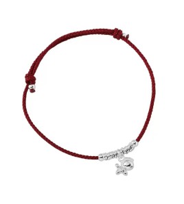 SATN122100026 S925純銀生肖小馬馬上有錢紅繩手鏈女手工編織本命年手串國風手飾