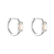 SATN122E100106 S925純銀小眾設計幻彩月光石耳環女高級感冷淡風耳圈簡約時尚耳扣