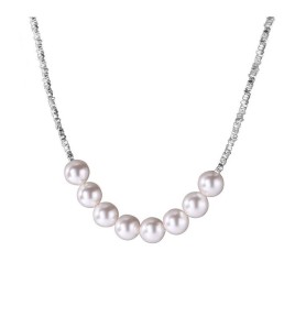 925純銀氣質輕奢珍珠飾品小眾設計時髦戒指耳釘項鏈手鏈組合套裝