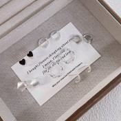 S925純銀韓國氣質耳環女生精致小眾耳扣通勤百搭組合系列耳釘耳飾