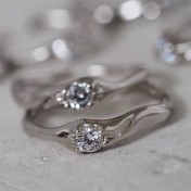 SATN122E100194 S925純銀簡約線條亮鉆不規則異形戒指女冷淡風小眾個性開口指環