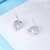 SATN122E100376 S925純銀潮流創意鉆石耳釘新款韓版小眾耳飾女生飾品