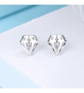 SATN122E100376 S925純銀潮流創意鉆石耳釘新款韓版小眾耳飾女生飾品