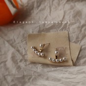 HELN124100012 925銀針珍珠耳釘一款兩戴耳飾 耳環高質量