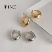 HELN124100274 18K加厚高級感法式輕奢氣質耳扣包金質感耳飾女