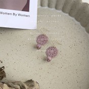 HELN124100331 文藝氣息手作設計感圖騰民族風2025年手工新款耳環女