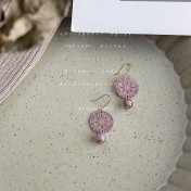 HELN124100331 文藝氣息手作設計感圖騰民族風2025年手工新款耳環女