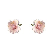 HELN124100370 陶瓷森系花朵耳釘清新甜美超仙新款氣質通勤